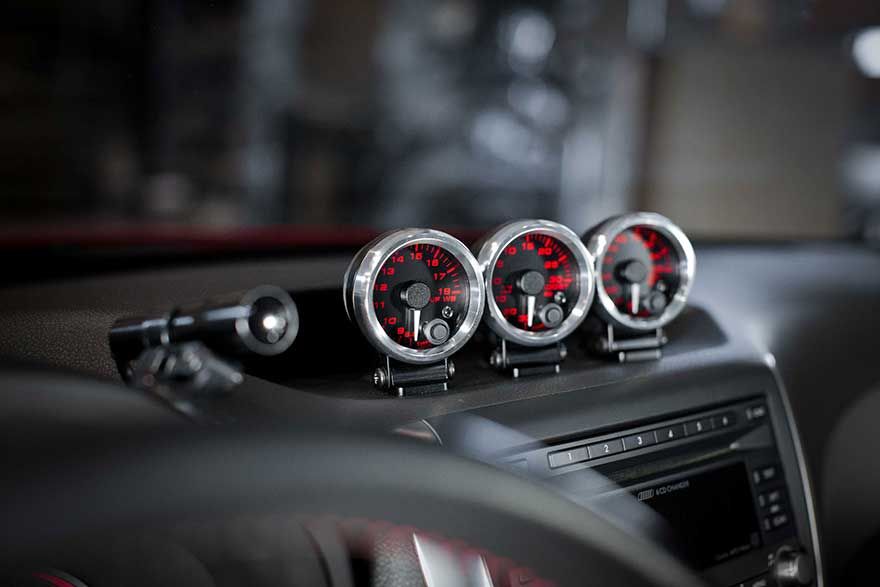 Speedhut custom gauge install